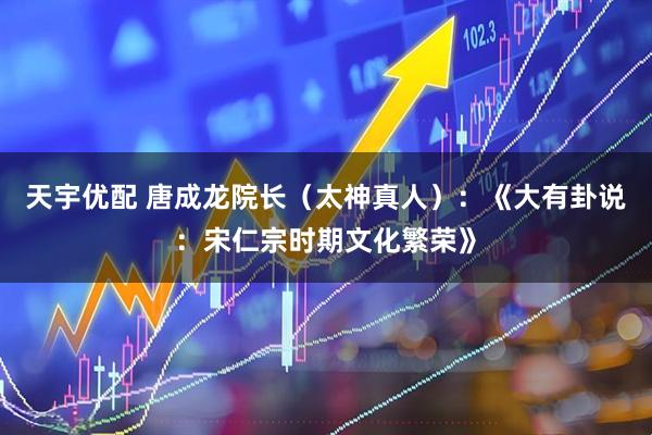 天宇优配 唐成龙院长（太神真人）：《大有卦说：宋仁宗时期文化繁荣》
